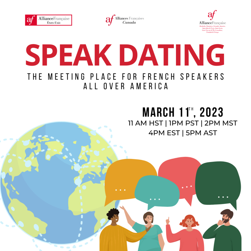 Speak Dating Les Alliances Francaises du Canada